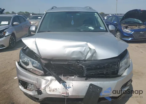 2012 Volkswagen Tiguan Se из США, поврежденный, VIN WVGAV7AX4CW528633